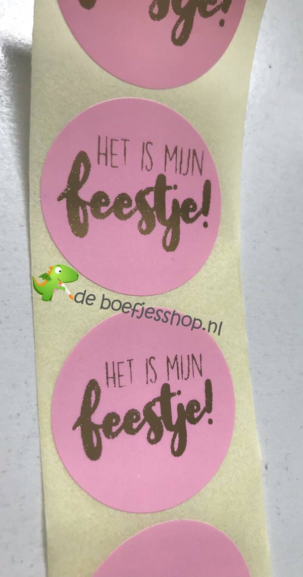 Feest sluitsticker