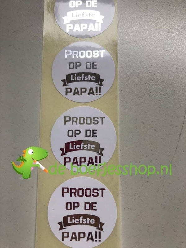 Stickers proost opa of papa