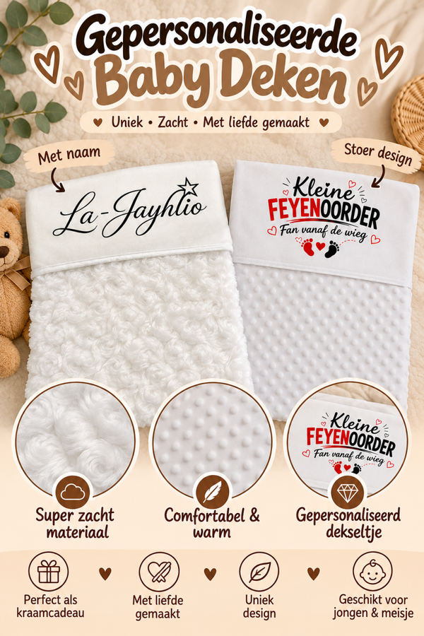 Gepersonaliseerde Babydekentjes