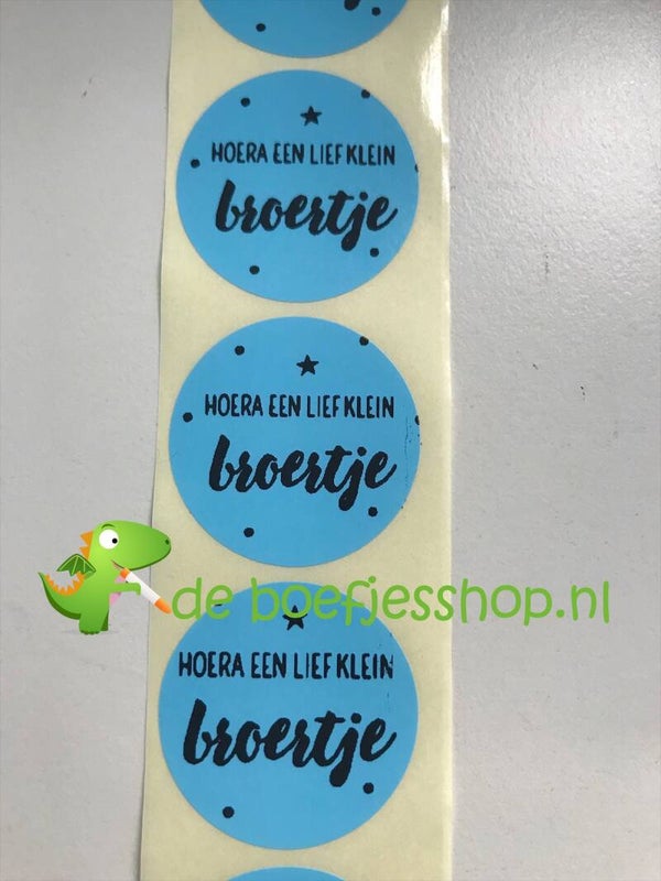 Sluit stickers broertje