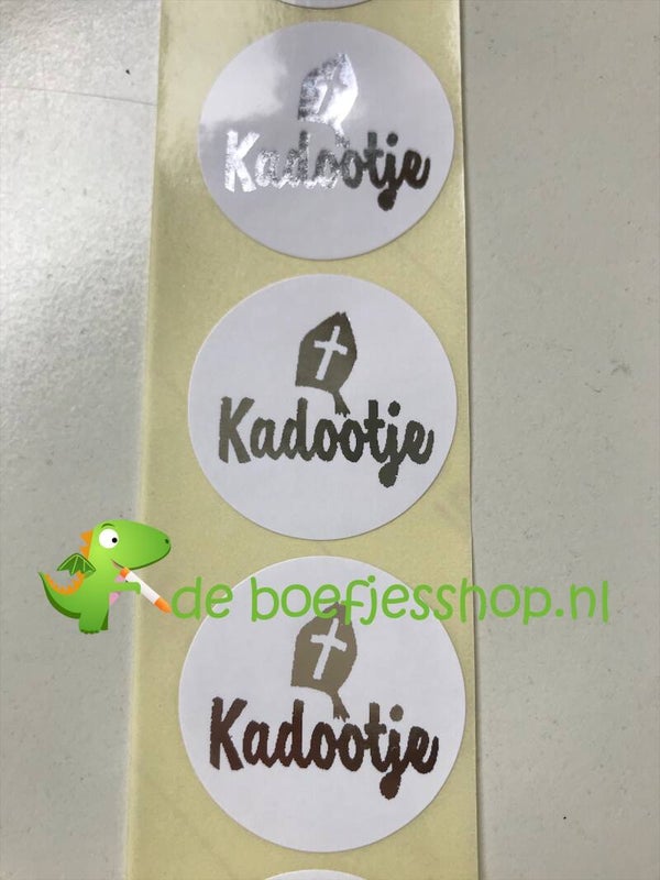 Kadootjes Sinterklaas sluit stickers