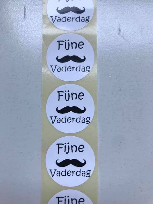 Vaderdag sluit stickers