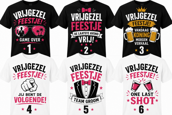 Super leuk vrijgezellenfeest shirtje