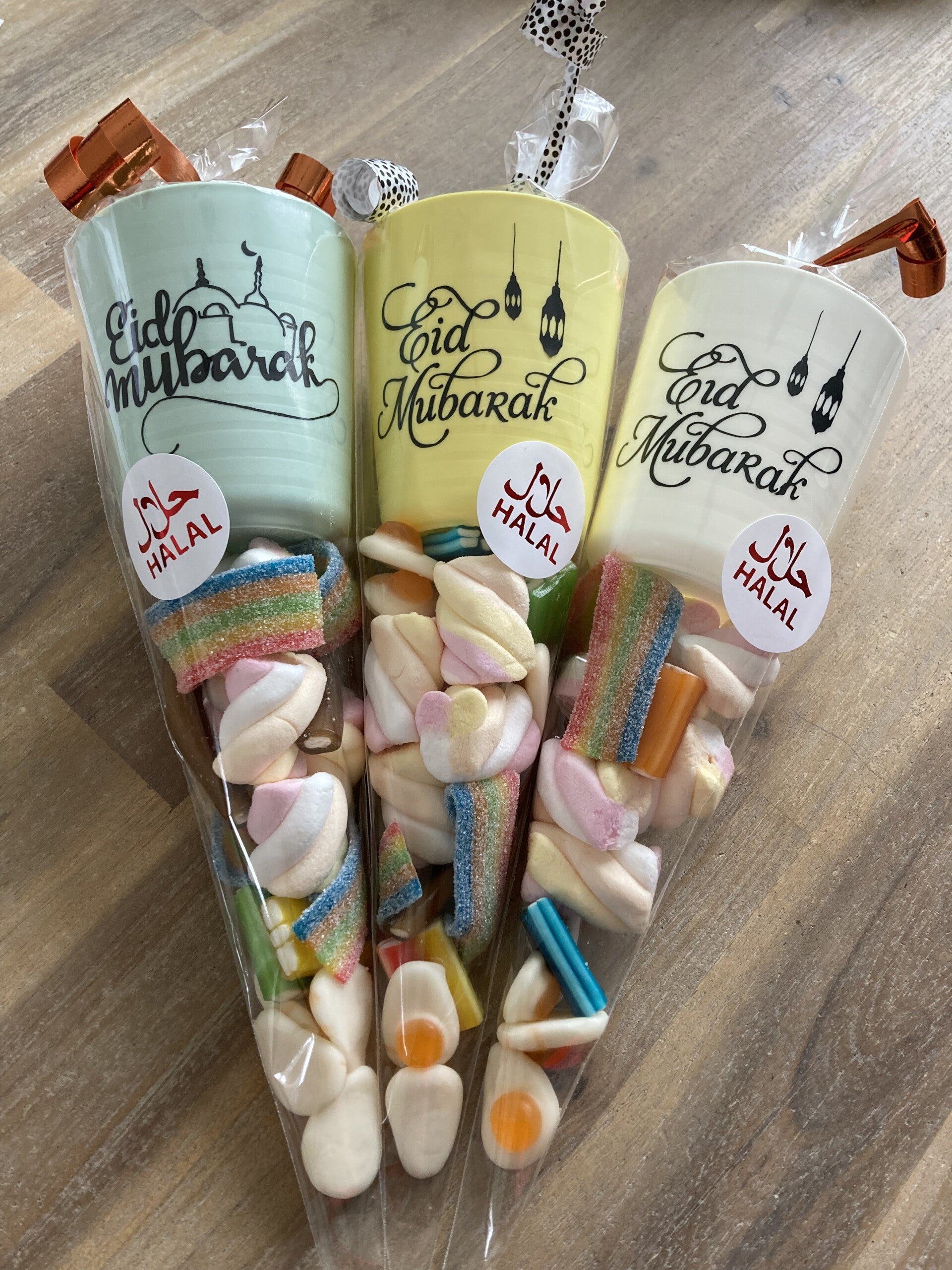 Halal setje groene beker