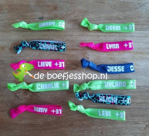 Sos armbandje diverse kleuren