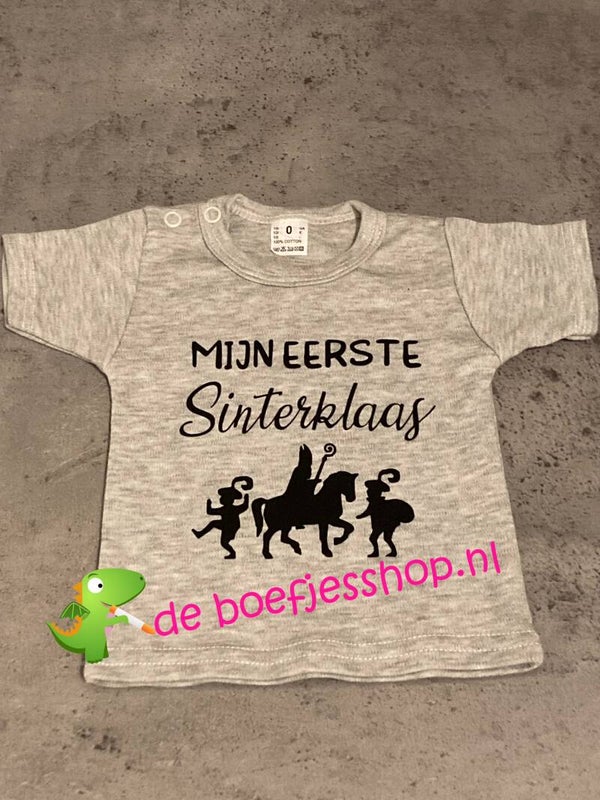 Mijn eerste sinterklaas (grijs t-shirt)