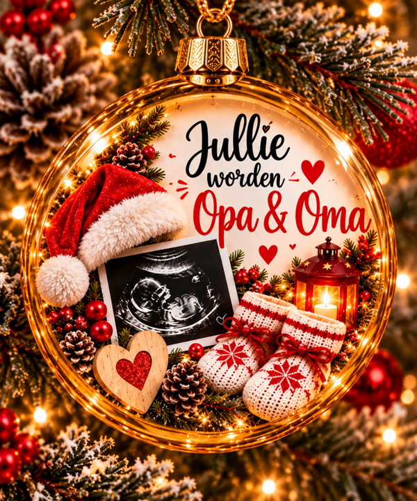 🎄❤️ Jullie worden OPA & OMA! 👶✨