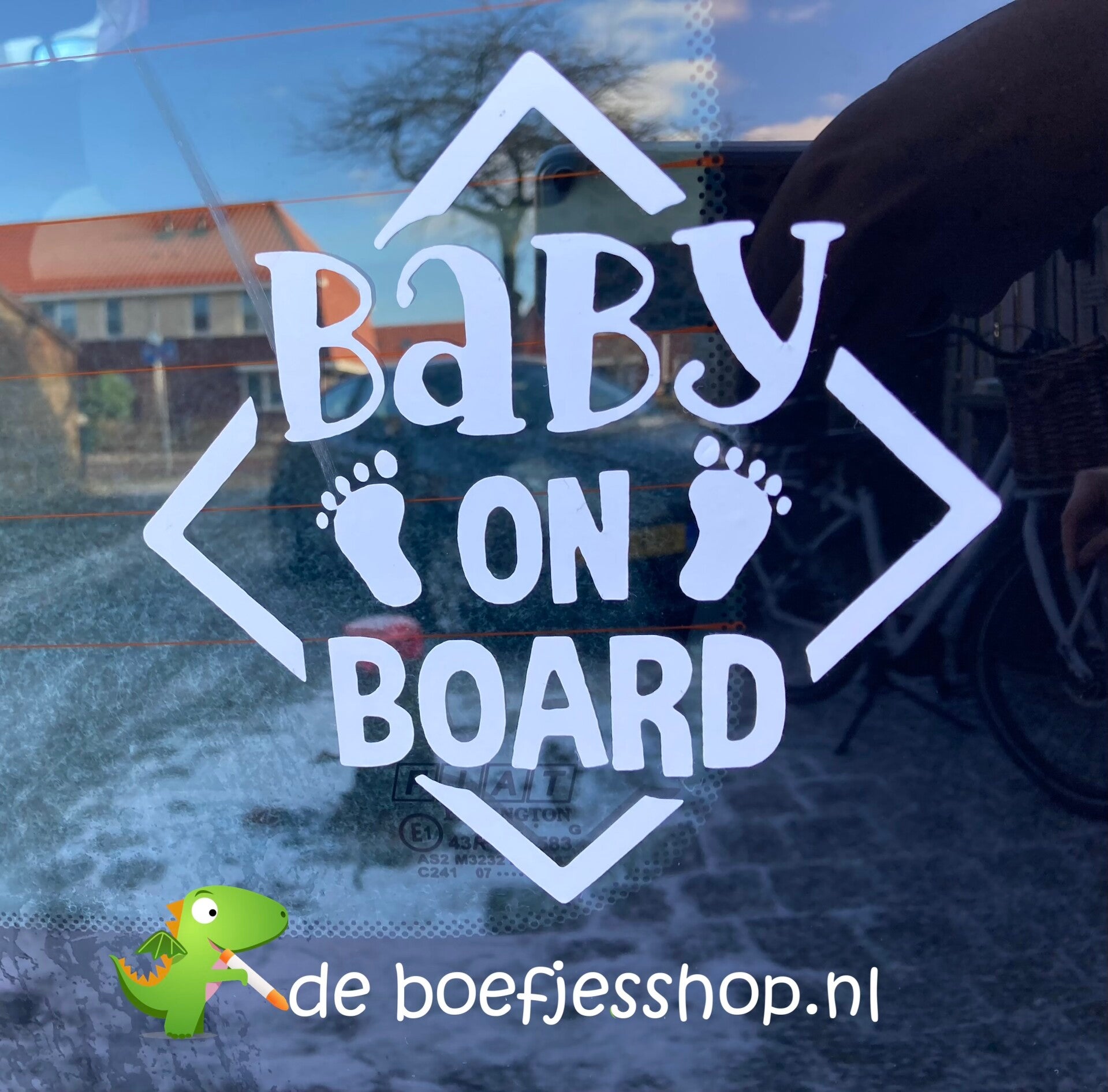 Baby on board sticker