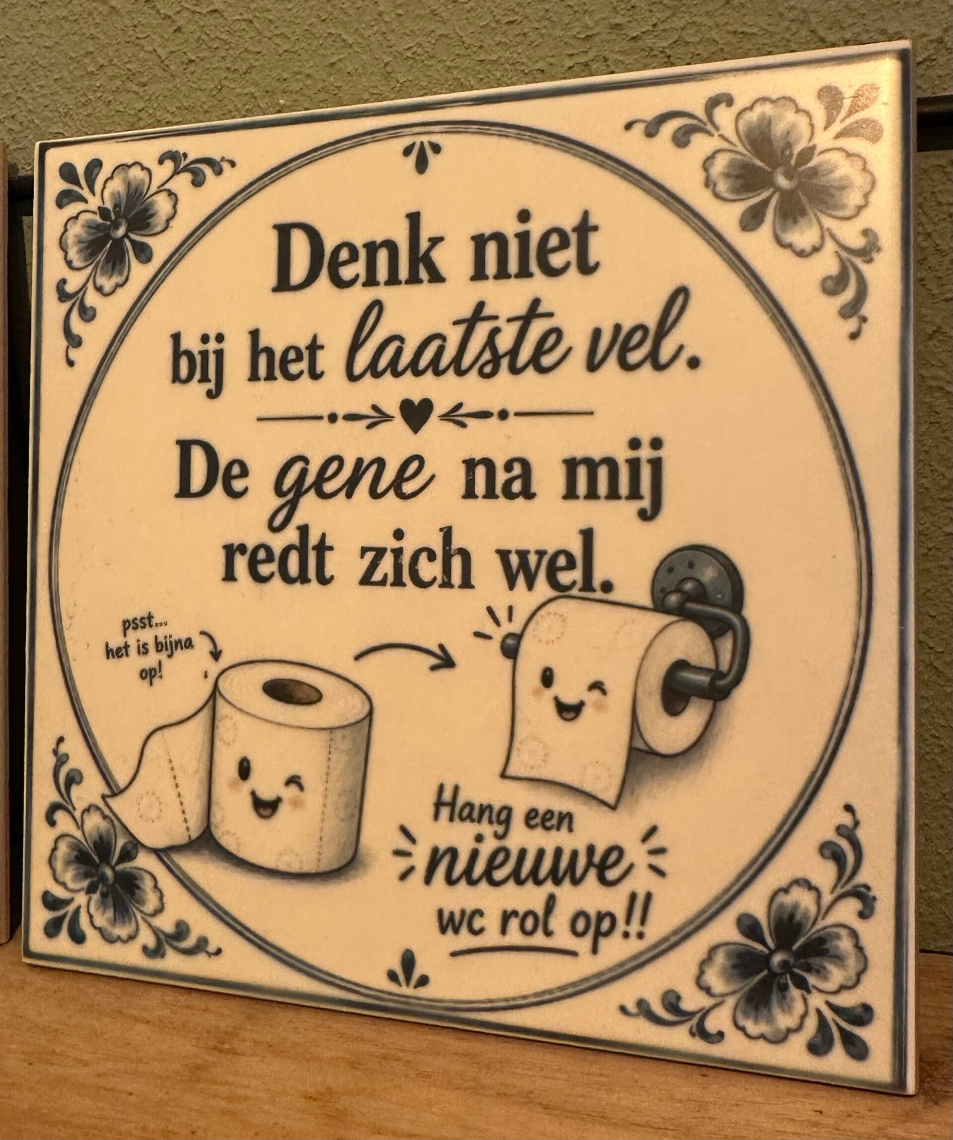 Wc tegeltje