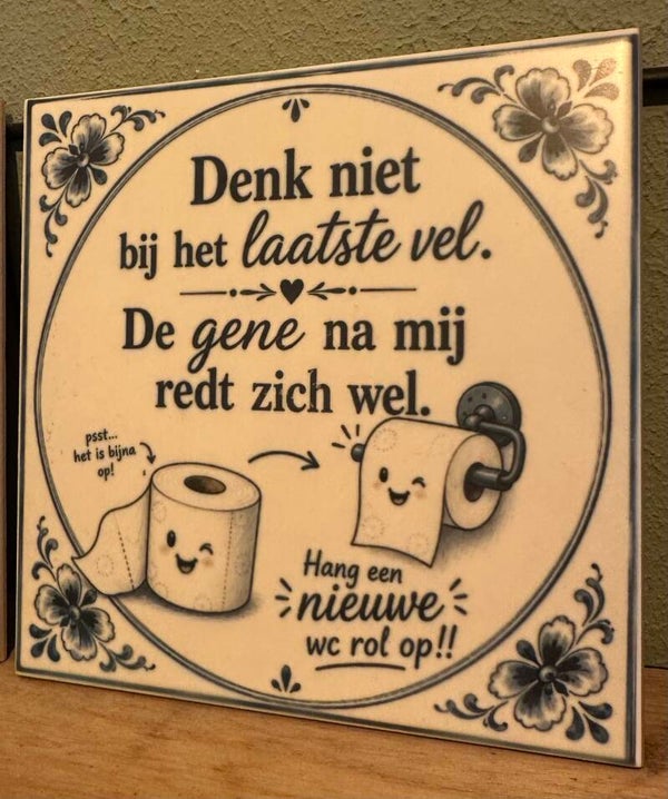 Wc tegeltje