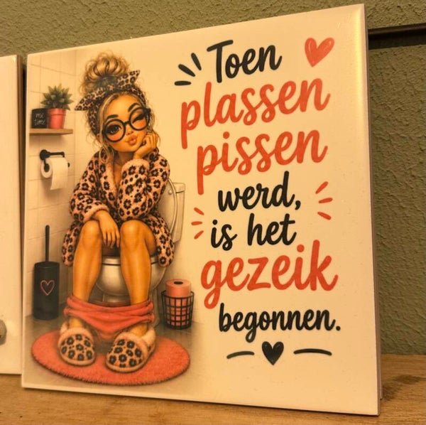 Wc tegeltje