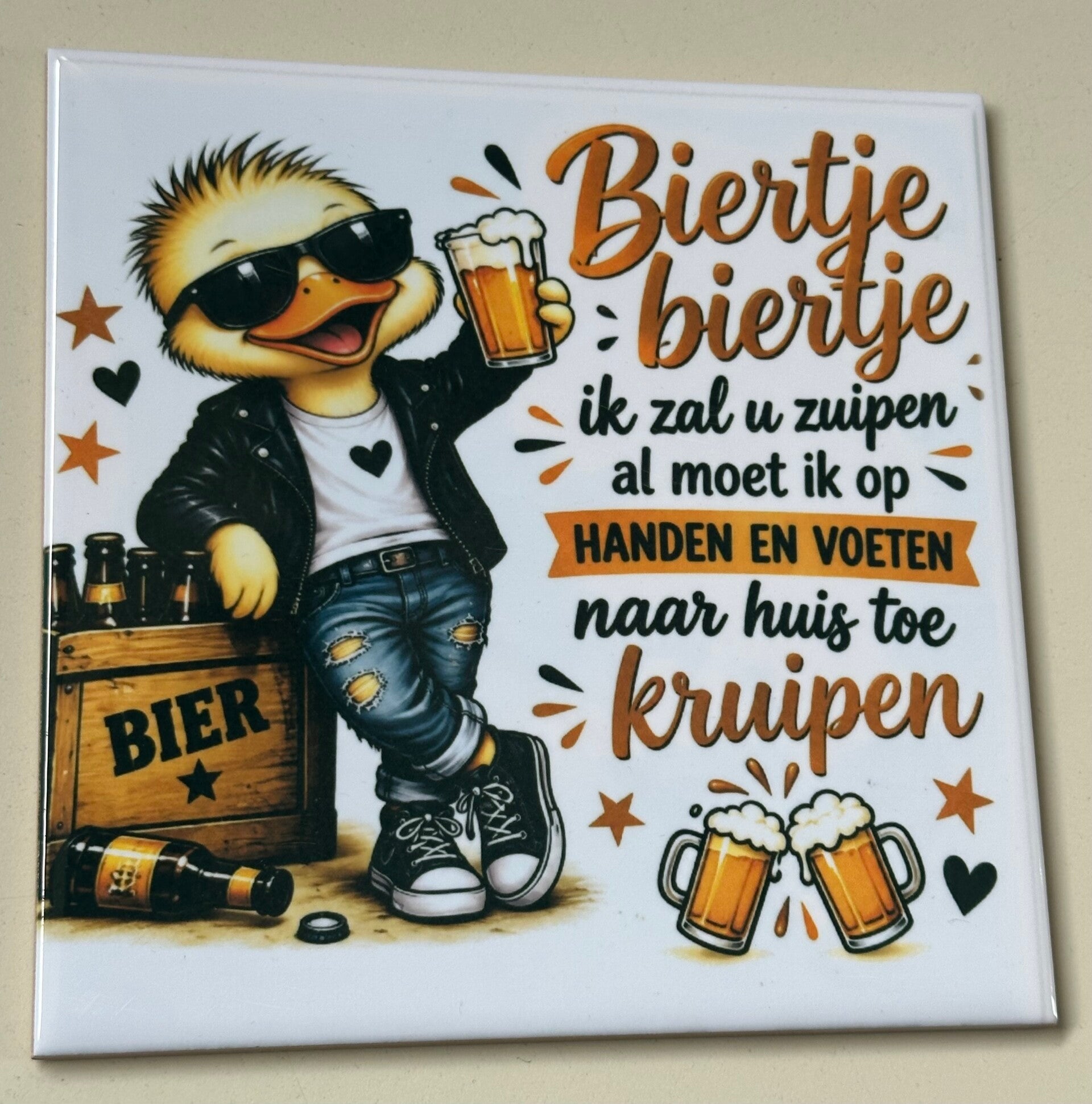 Biertje biertje tegeltje