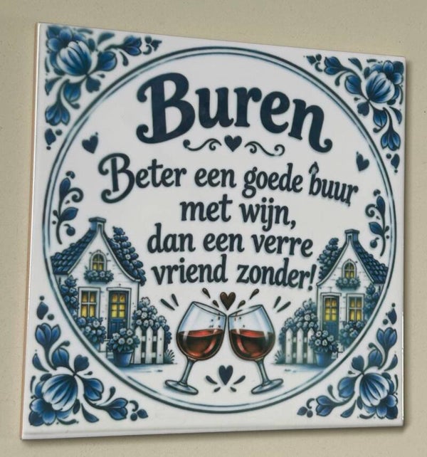 Buren tegeltje