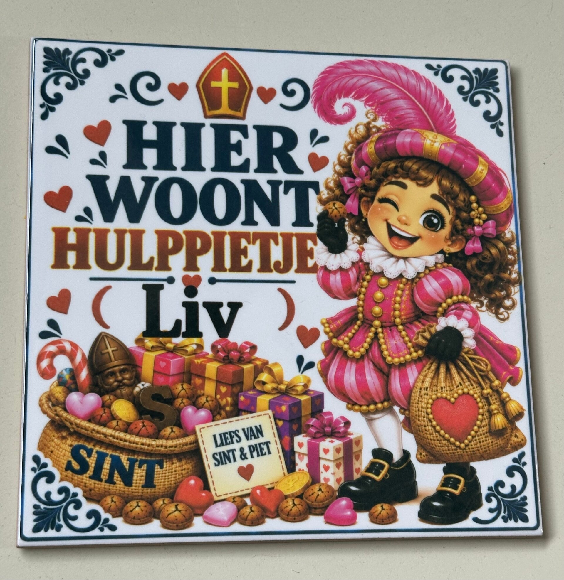 Hier woont …. Tegeltje