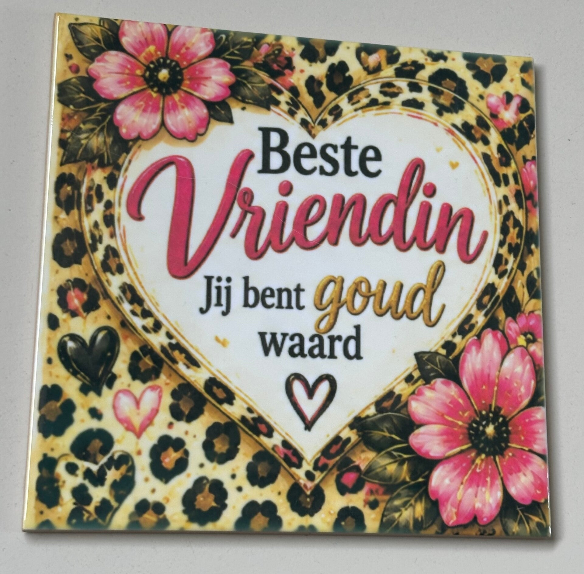 Beste vriendin tegeltje