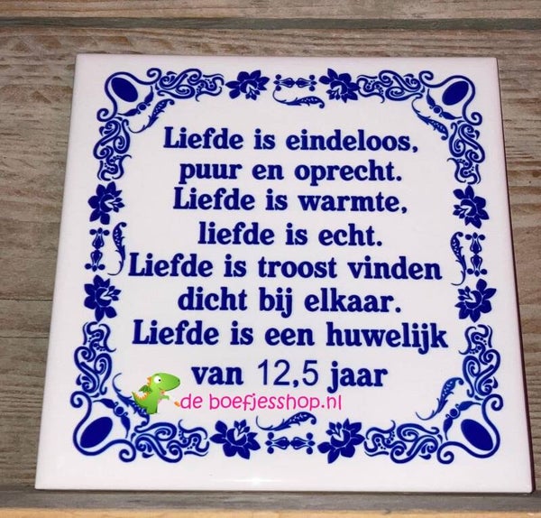 Liefde tegeltje