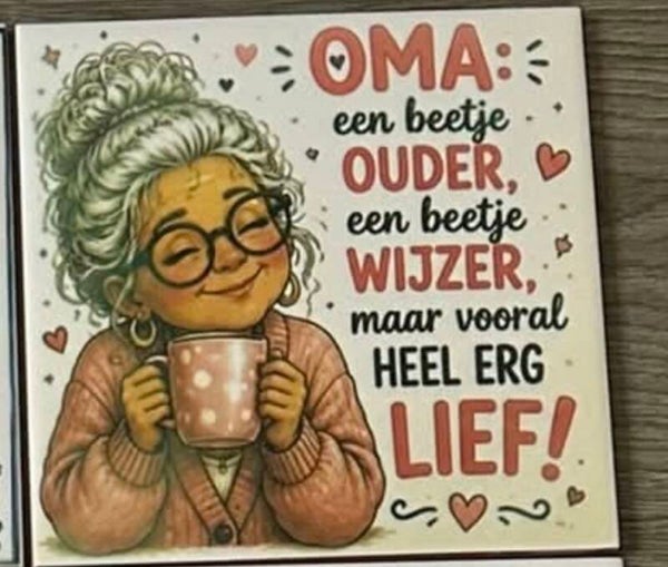 Oma tegeltje