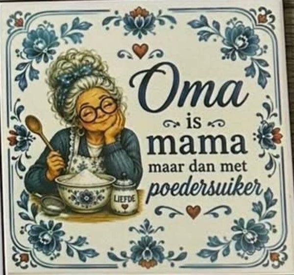 Oma tegeltje