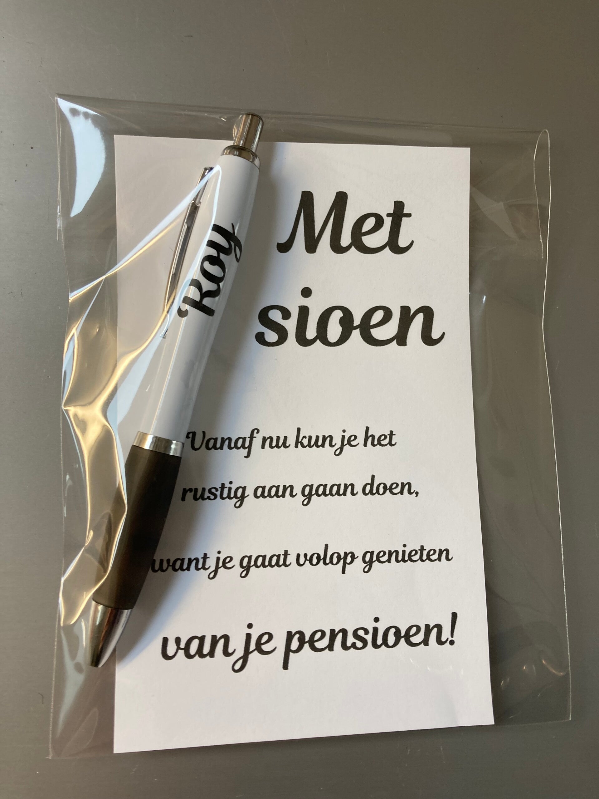 Pensioen cadeau setje 🖊