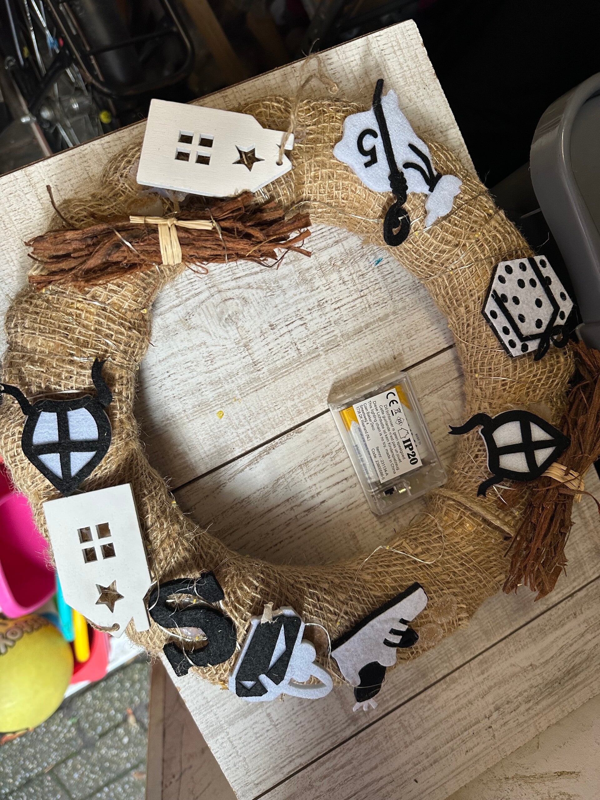 Sinterklaas krans decor 2