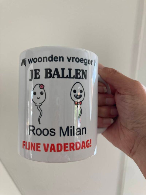 Mok zaadjes (leuk voor vaderdag)