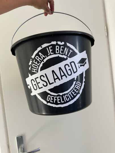 Geslaagd emmer