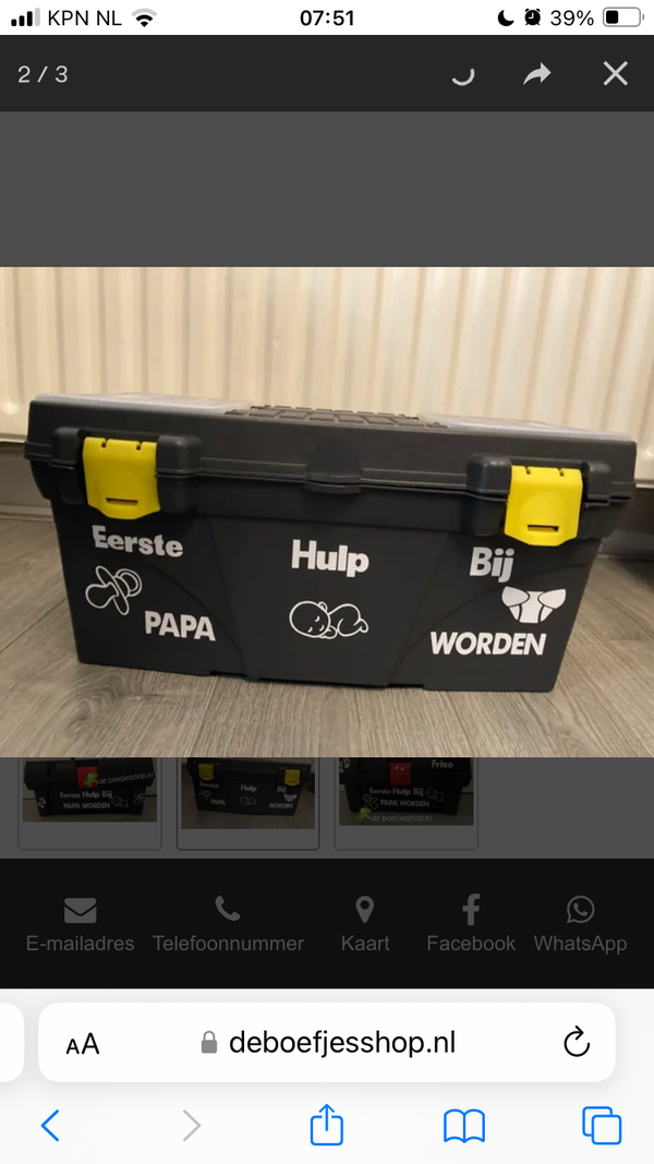 Ehbo koffer papa worden