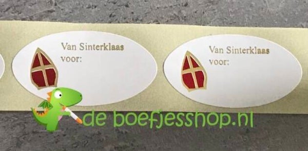 Sinterklaas sticker meer kleuren