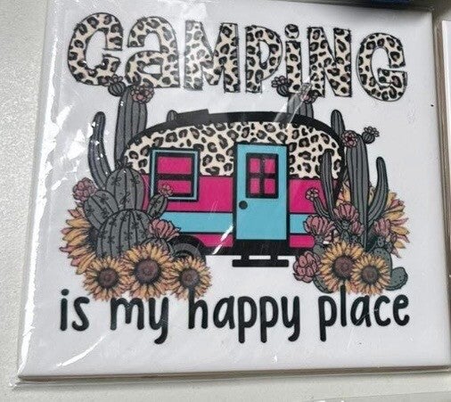 Camping is mij happy place