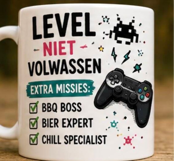 Lever niet volwassen