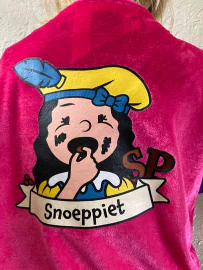 Pieten pak met naam & kleuren opdruk maar keus