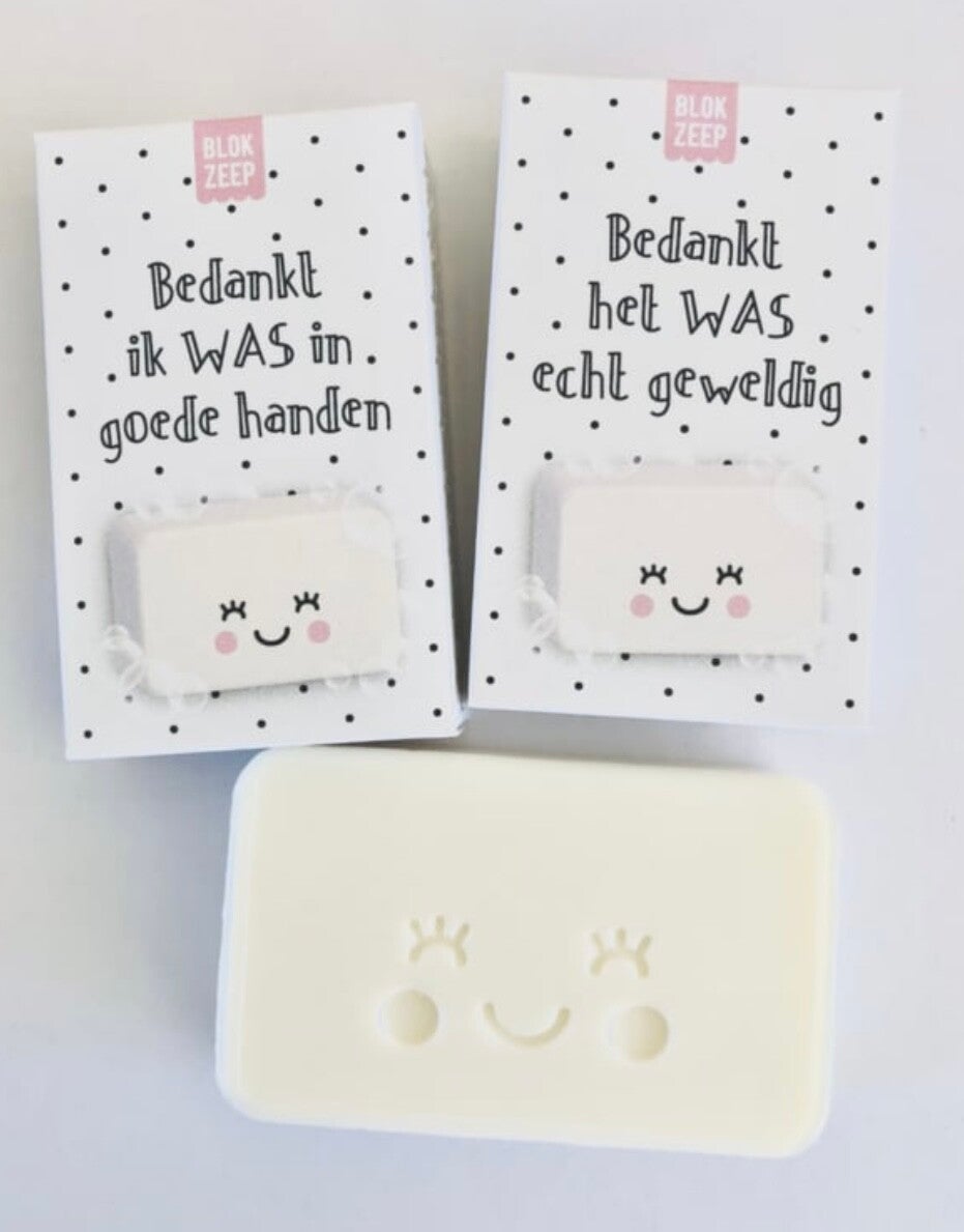 Superleuk zeepje die heerlijk fris ruikt. In een leuke verpakking met grappige tekst. Leuk om kado te geven.