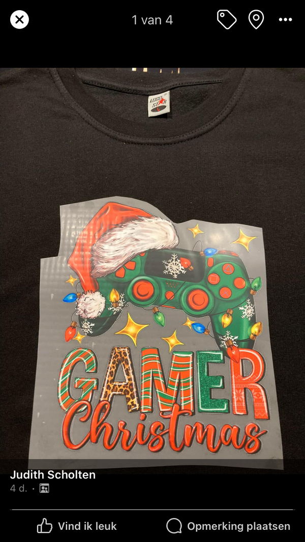 Foute kerst Sweater Gamer christmas