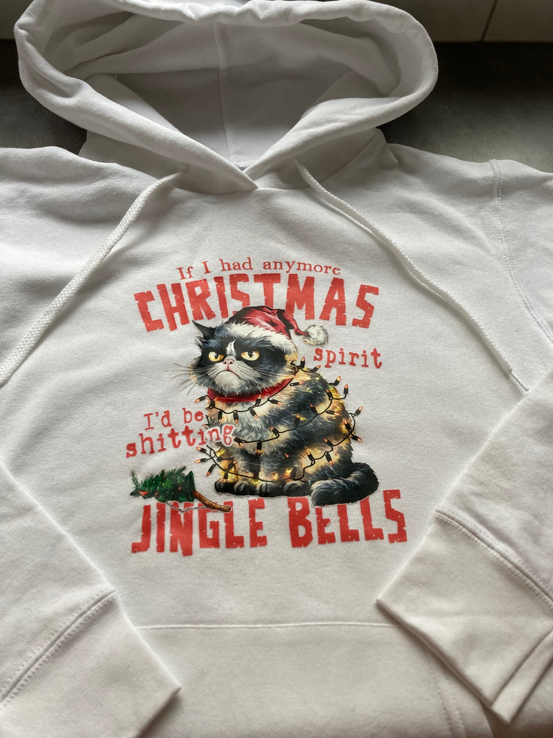 Kerst kat Sweater