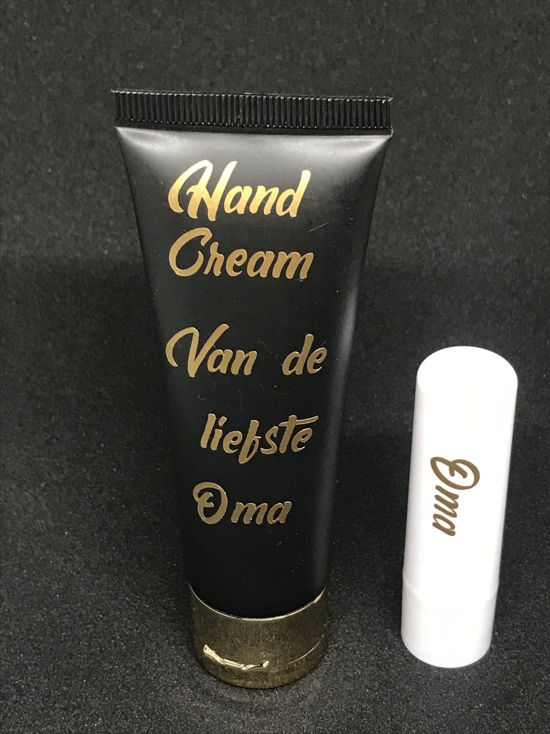 Gepersonaliseerd hand Cream met lip balsem