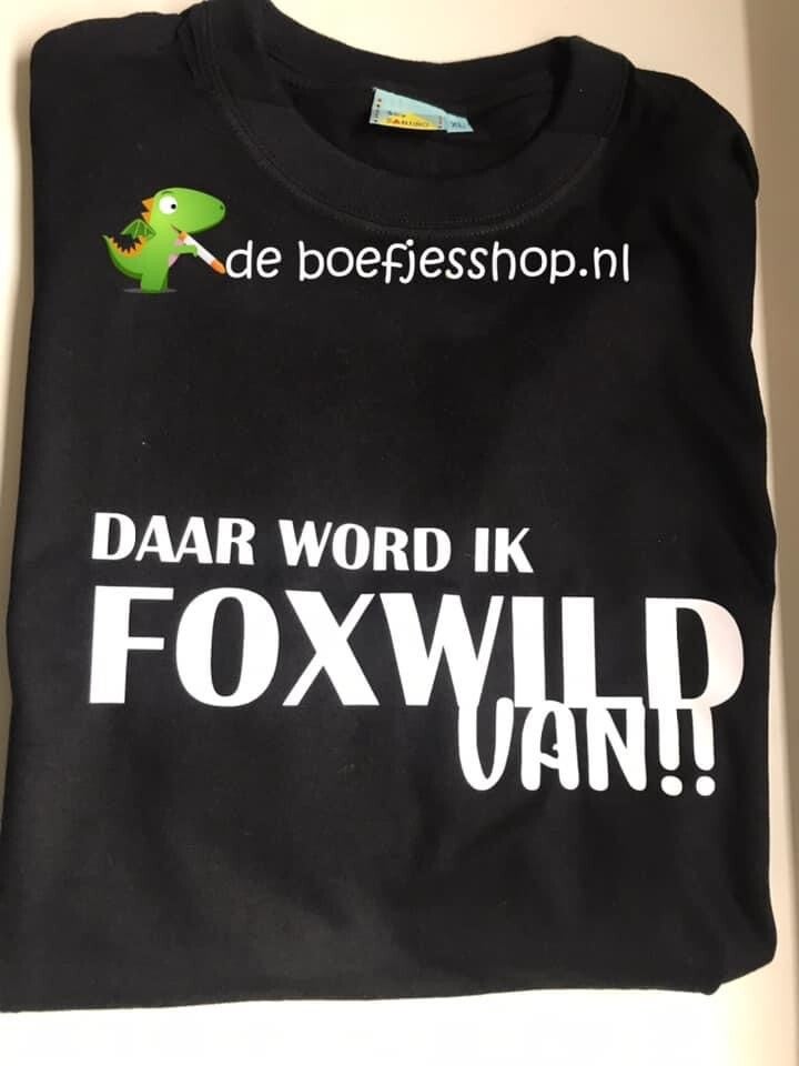 Foxwild t-shirt (zwart shirt)