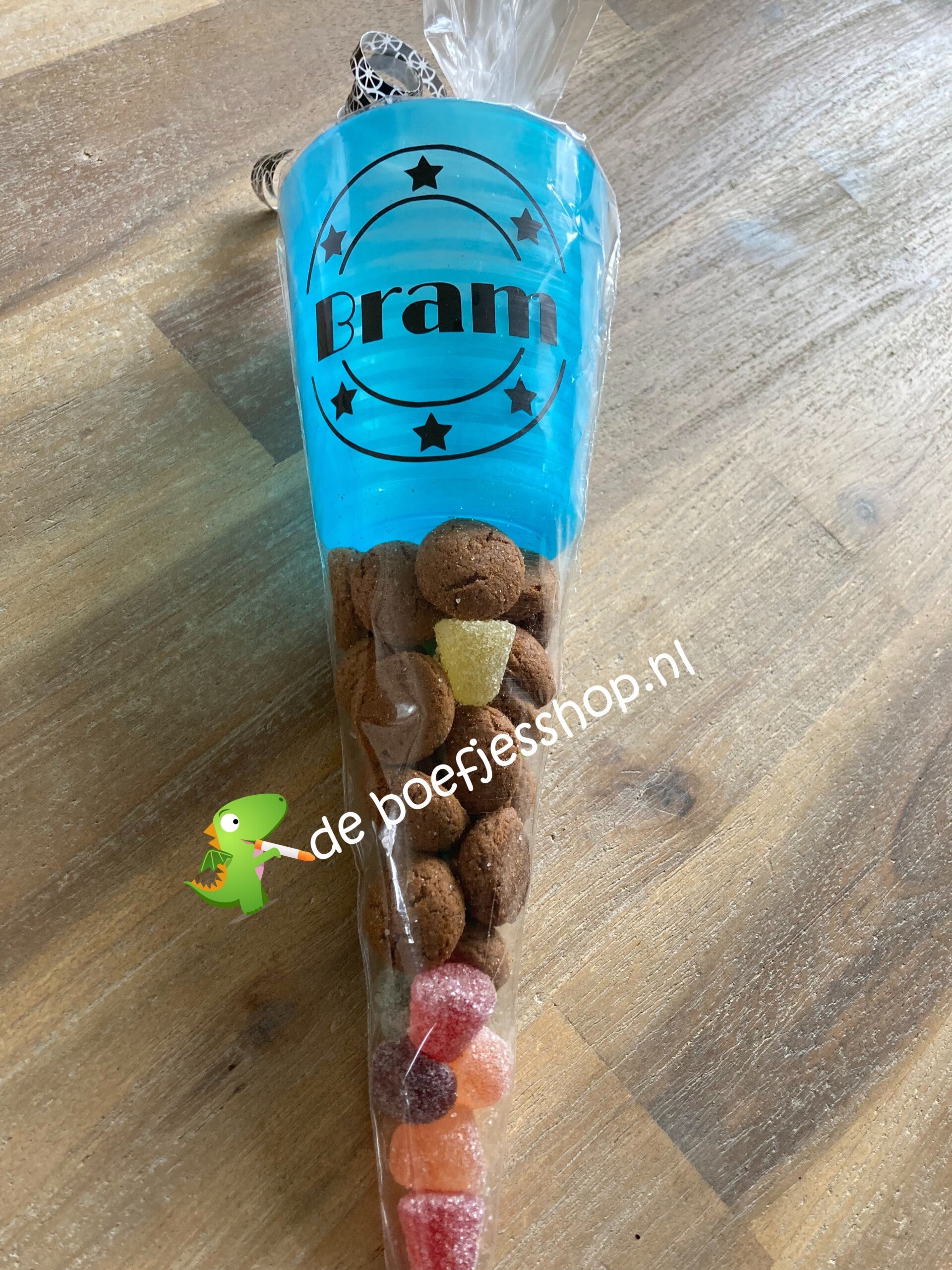 Schoen cadeau licht blauw