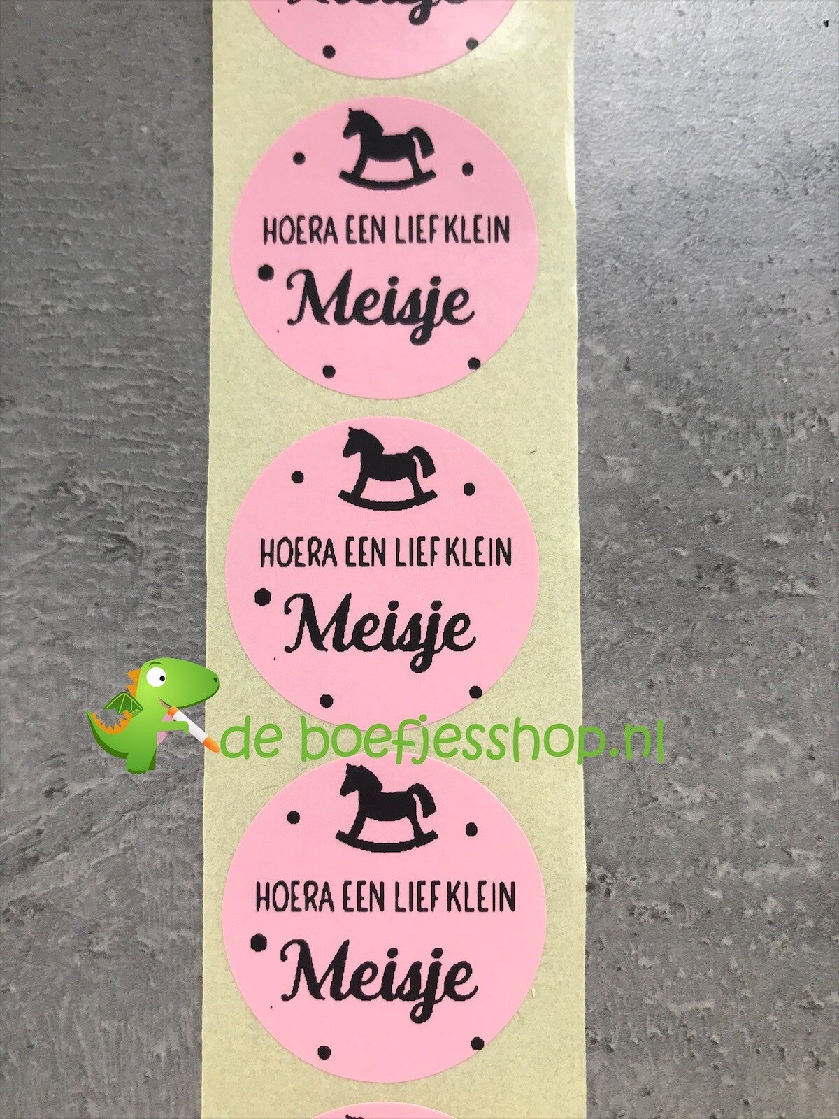 Sluit Stickers meisje