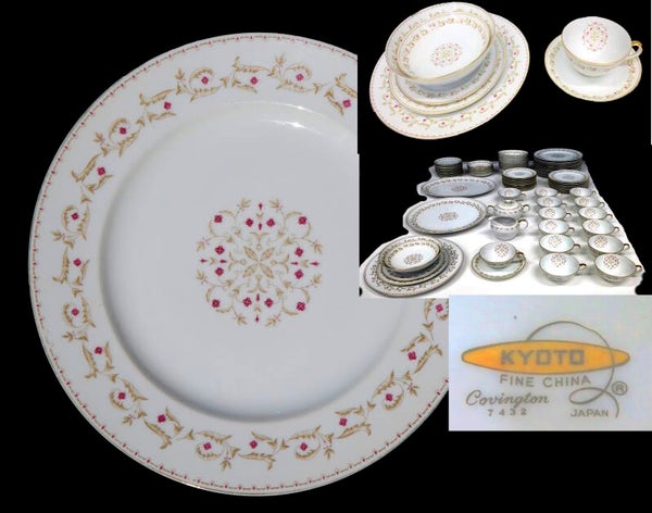 Fine China set, 76 piece. Kyoto Covington