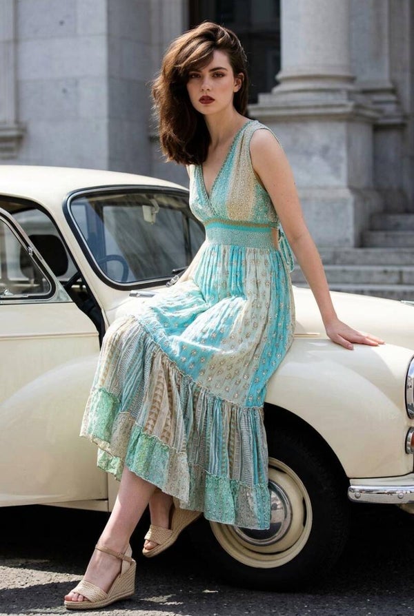 Golden Days Ocean Breeze Maxi Jurk