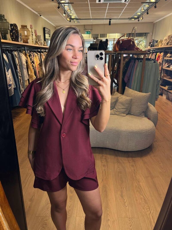 561 Blazer Bordeaux Rood one size
