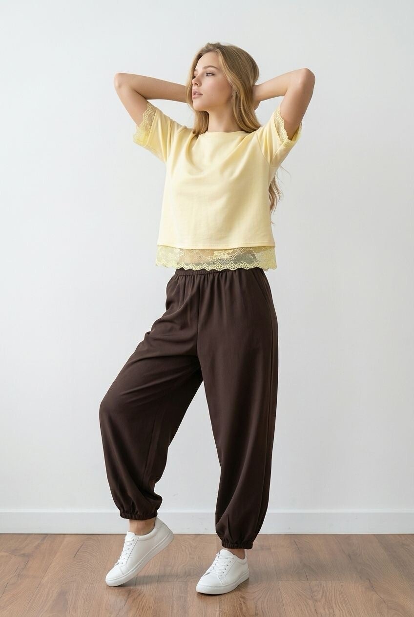 26122 bruine pantalon