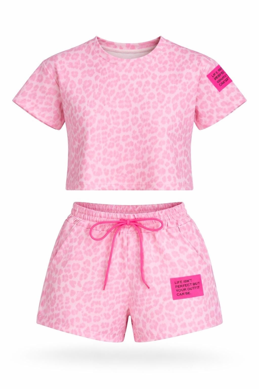 26191 Sia Comfy set Panterprint-Roze