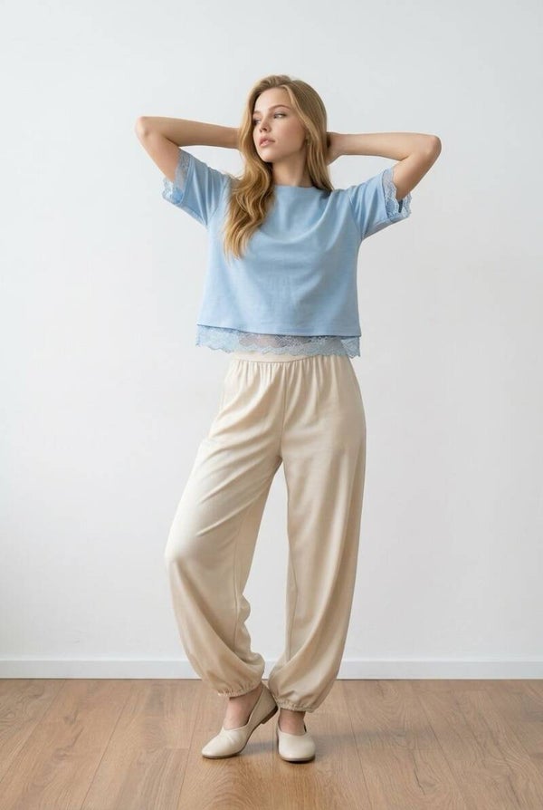 26125 beige pantalon