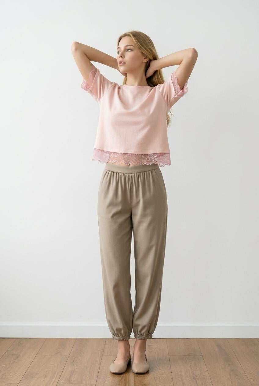 26123 Pantalon taupe