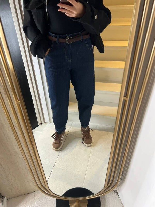 603 balon broek spijker met licht glittertje