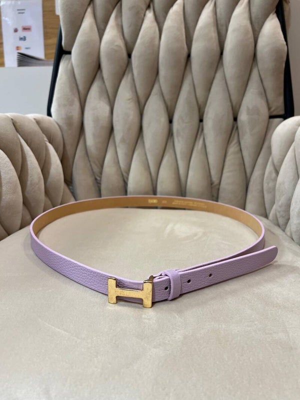 Riem Lila met kleine gouden sluiting