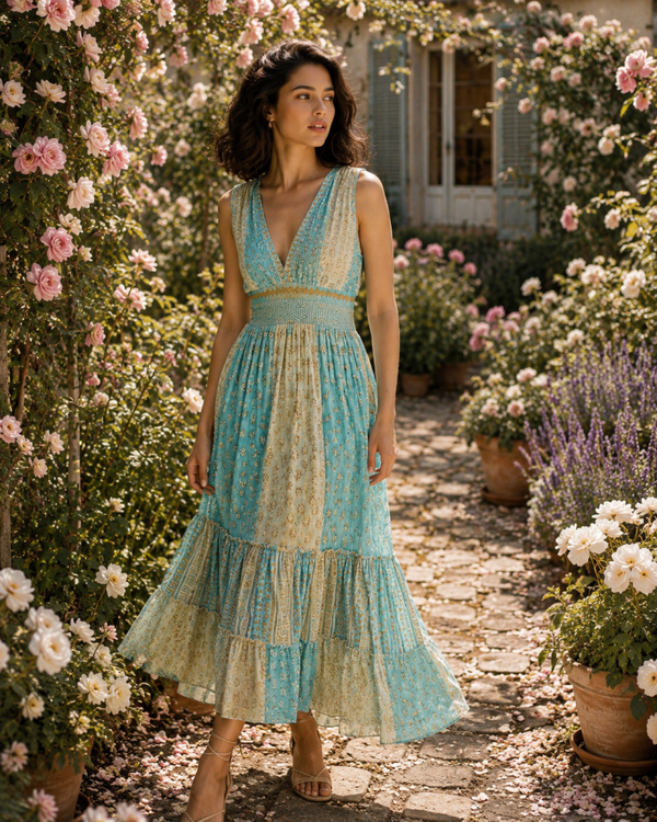 Golden Days Ocean Breeze Maxi Jurk