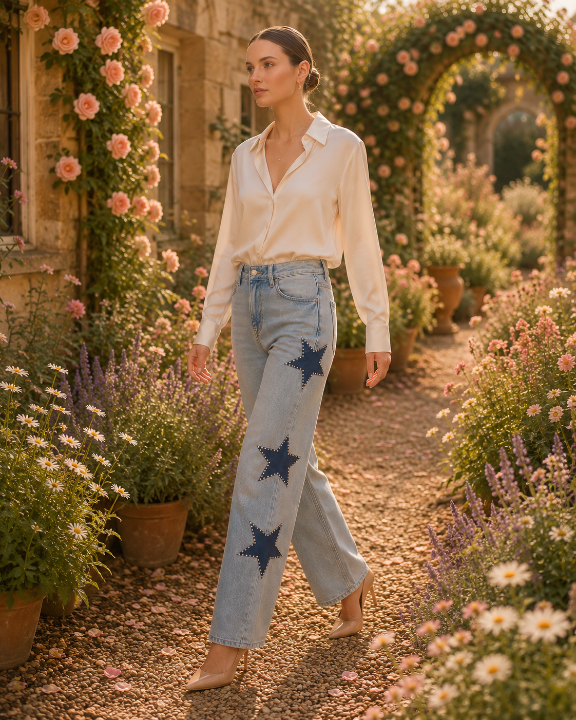 Star Denim Jeans - lichtblauw