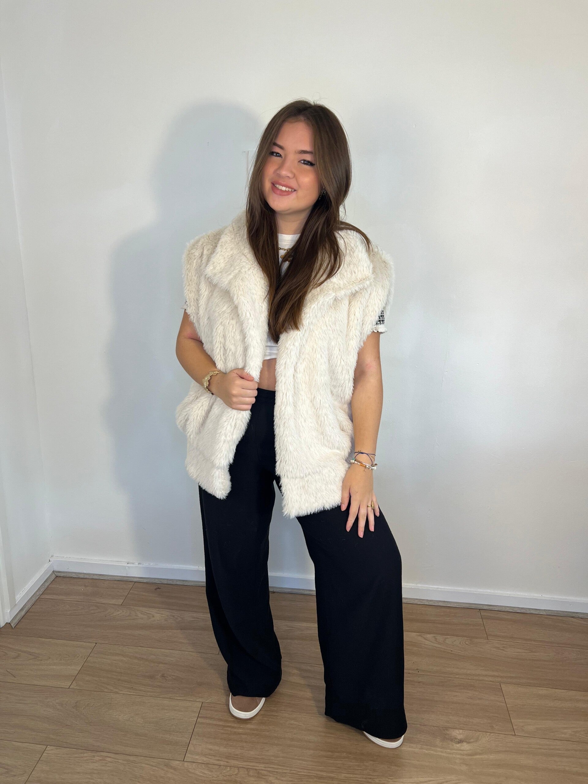 710 Bont gilet beige One Size